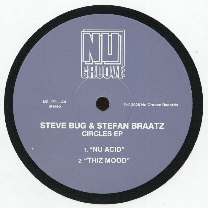 Steve Bug & Stefan Braatz – Circles EP (12", Nu Groove Records, 2026) Back Cover