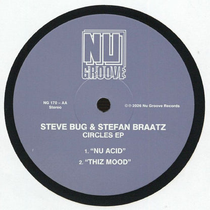 Steve Bug & Stefan Braatz – Circles EP (12", Nu Groove Records, 2026) Back Cover