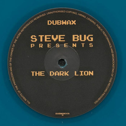 Steve Bug – Presents The Dark Lion (12", Blue, Dubwax, 2026) Front Cover