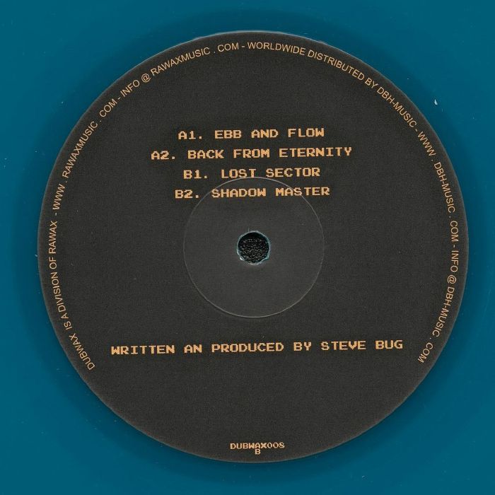 Steve Bug – Presents The Dark Lion (12", Blue, Dubwax, 2026) Back Cover
