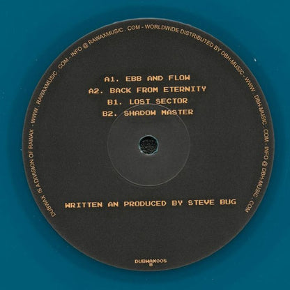 Steve Bug – Presents The Dark Lion (12", Blue, Dubwax, 2026) Back Cover