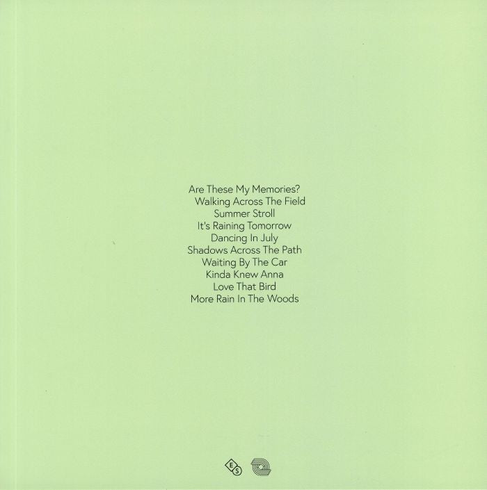 Steve Hiett – Girls In The Grass (LP, Efficient Space, 2019) Back Cover
