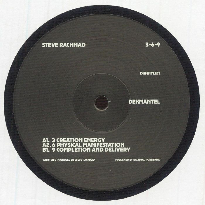 Steve Rachmad – 3-6-9 EP (12", Dekmantel, 2026) Front Cover