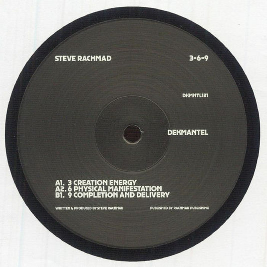 Steve Rachmad – 3-6-9 EP (12", Dekmantel, 2026) Front Cover
