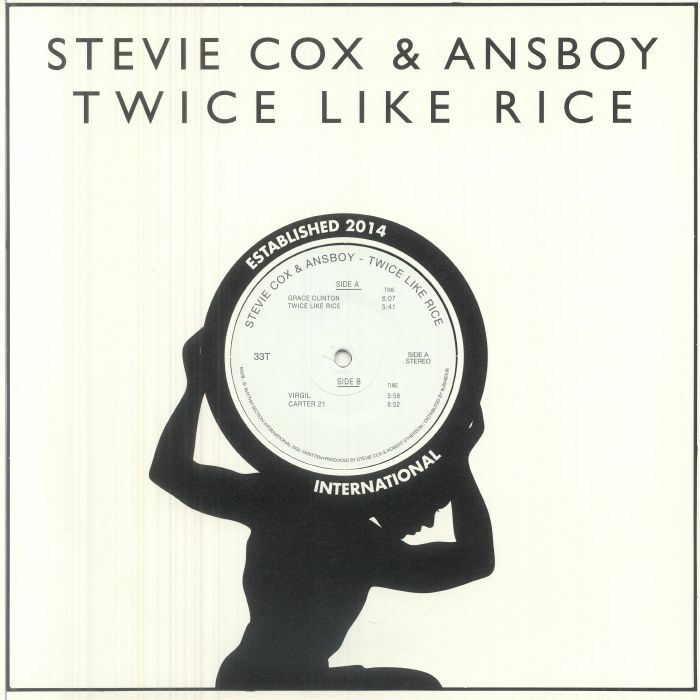 Stevie Cox Ansboy – Twice Like Rice (12", Rhythm Section International, 2026) Front Cover