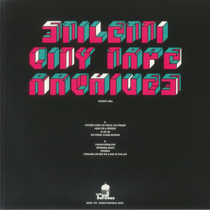 Stiletti-Ana – Stiletti City Tape Archives (LP, Studio Barnhus, 2025) Back Cover
