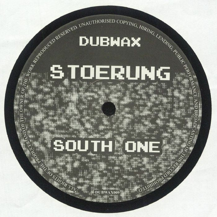 Stoerung – South One (12", Dubwax, 2025) Front Cover