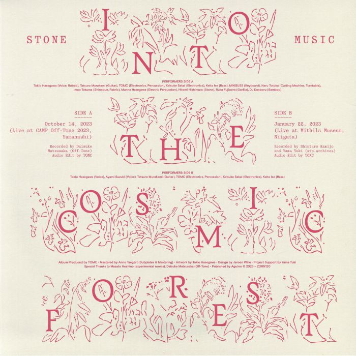 Stone Music – Into The Cosmic Forest (LP, Aguirre Records, 2026) Back Cover