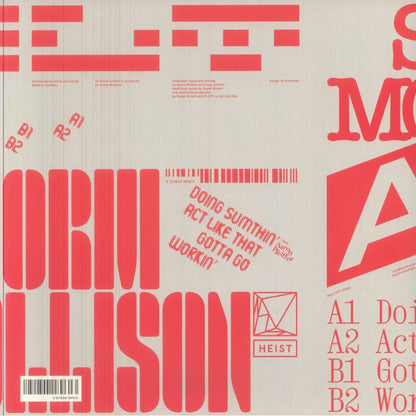 Storm Mollison – A.L.T. EP (12", Heist, 2026) Back Cover