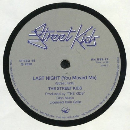 Street Kids – Game No. 1 (12", Rush Hour, 2020) Back Cover