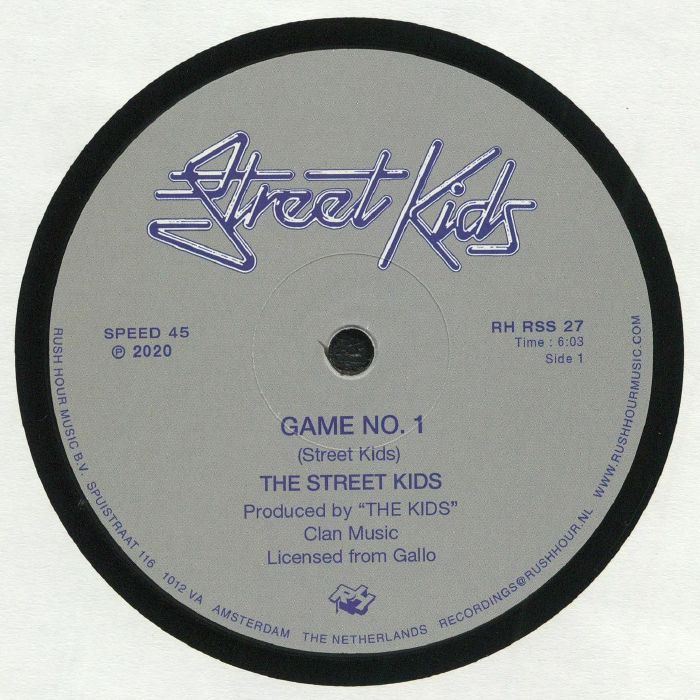 Street Kids – Game No. 1 (12", Rush Hour, 2020) Front Cover