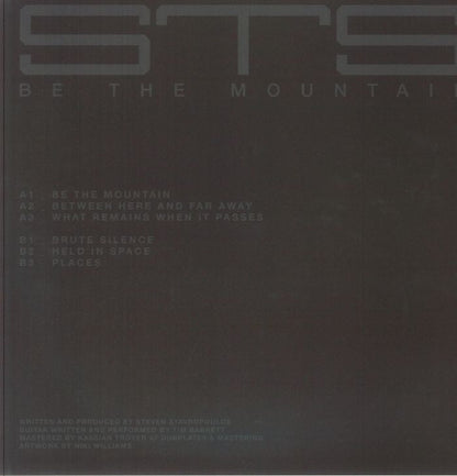 STS – Be The Mountain (12", Texture Records, 2026) Back Cover