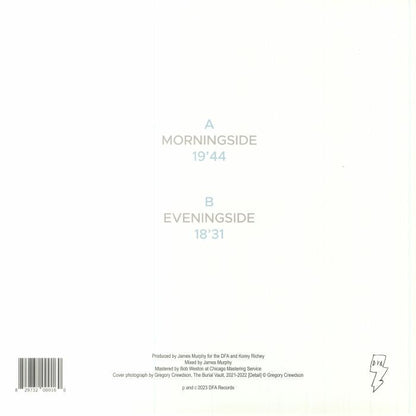 Stuart Bogie – Morningside (LP, DFA, 2023) Back Cover