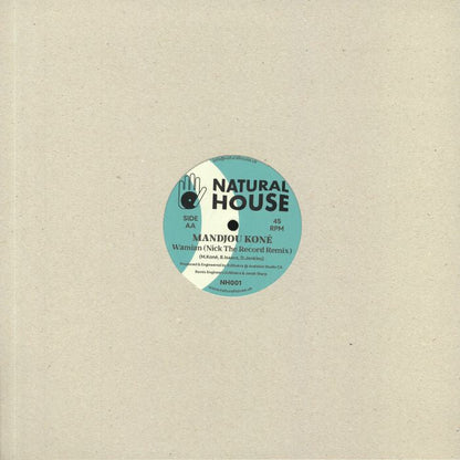 Studio 58 / Mandjou Kone – Nick The Record Remixes (12", Natural House, 2025) back cover
