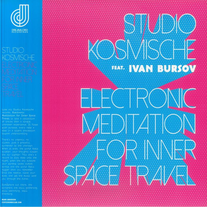 Studio Kosmische – Electronic Meditation For Inner Space Travel (LP, transparent blue obi-strip limited to 180 copies, Dreamlord Recordings, 2026) Front Cover