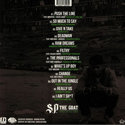Styles P – S.P. The GOAT (Ghost Of All Times) (LP, Green Marbled, Tuff Kong Records, 2019) Back Cover