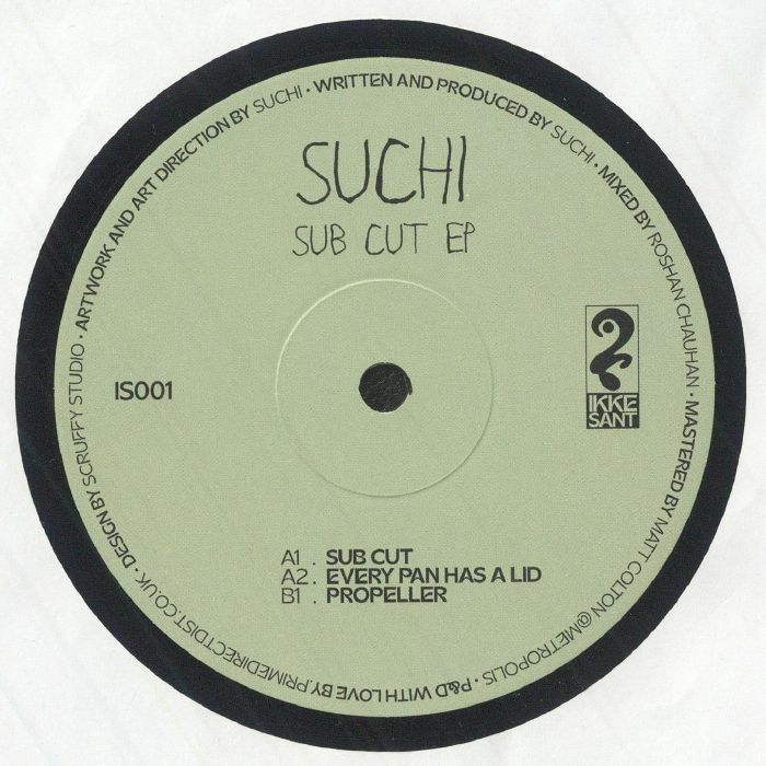 Suchi – Sub Cut EP (12", Ikke Sant, 2026) Front Cover
