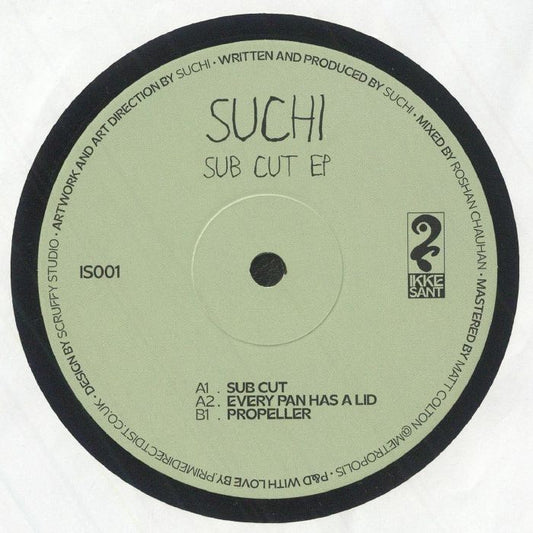 Suchi – Sub Cut EP (12", Ikke Sant, 2026) Front Cover