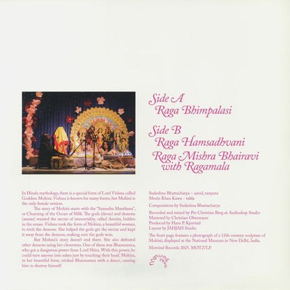 Sudeshna Bhattacharya , Mosin Khan Kawa – Mohini (LP, Motvind Records, 2025) Back Cover