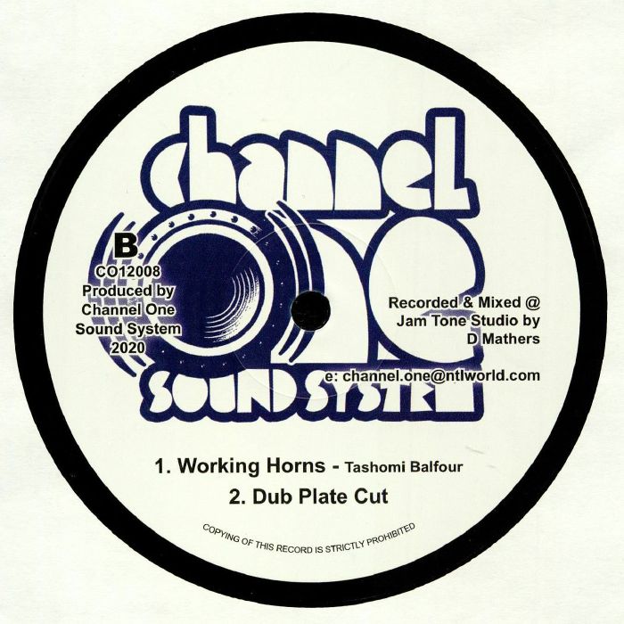 Sun I Tafari – Keep On Working (12", Channel One Sound System, 2020) Back Cover