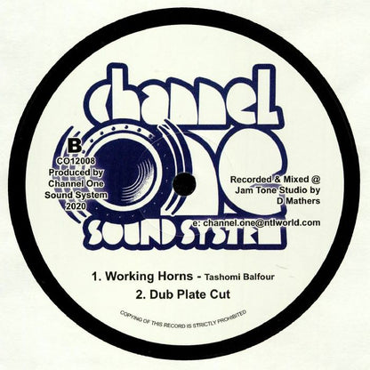 Sun I Tafari – Keep On Working (12", Channel One Sound System, 2020) Back Cover