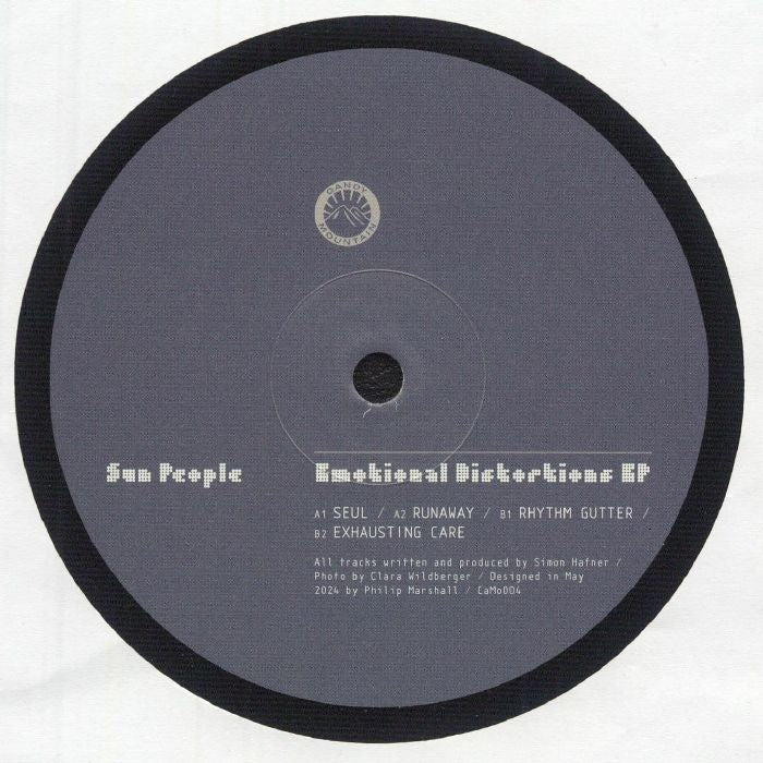 Sun People – Emotional Distortions (12", Candy Mountain, 2025) Back Cover
