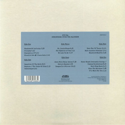Sun Ra & His Arkestra – Somewhere Over The Rainbow (remastered) (3xLP, trifold, Strut, 2026) Back Cover