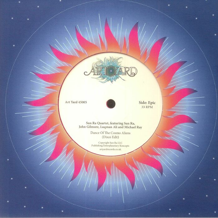 Sun Ra Quartet / Sun Ra And His Arkestra – Dance Of The Cosmo Aliens / Door Of The Cosmos (7", Magenta, Art Yard, 2022) Front Cover
