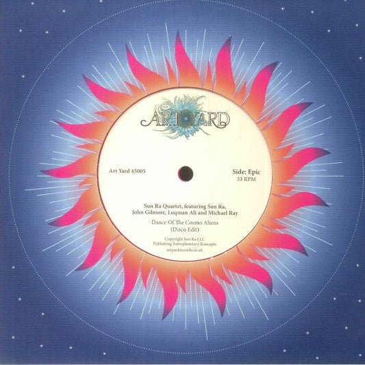 Sun Ra Quartet / Sun Ra And His Arkestra – Dance Of The Cosmo Aliens / Door Of The Cosmos (7", Magenta, Art Yard, 2022) Front Cover