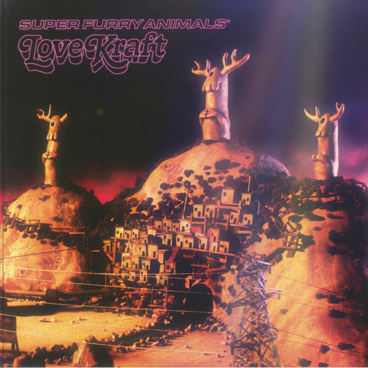 Super Furry Animals – Love Kraft (2xLP, Strangetown Records, 2025) Front Cover