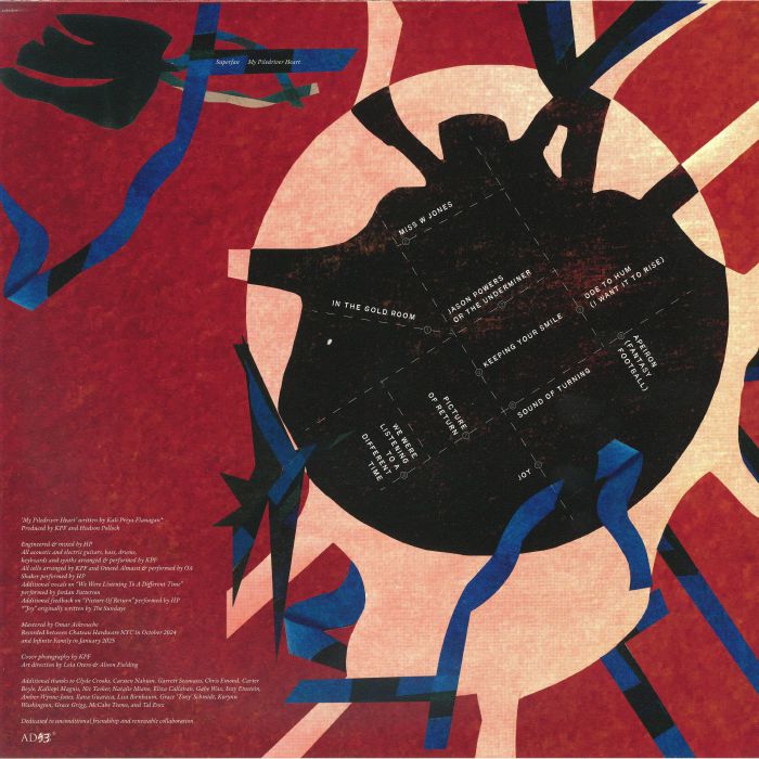 Superfan – My Piledriver Heart (LP, AD 93, 2026) Back Cover