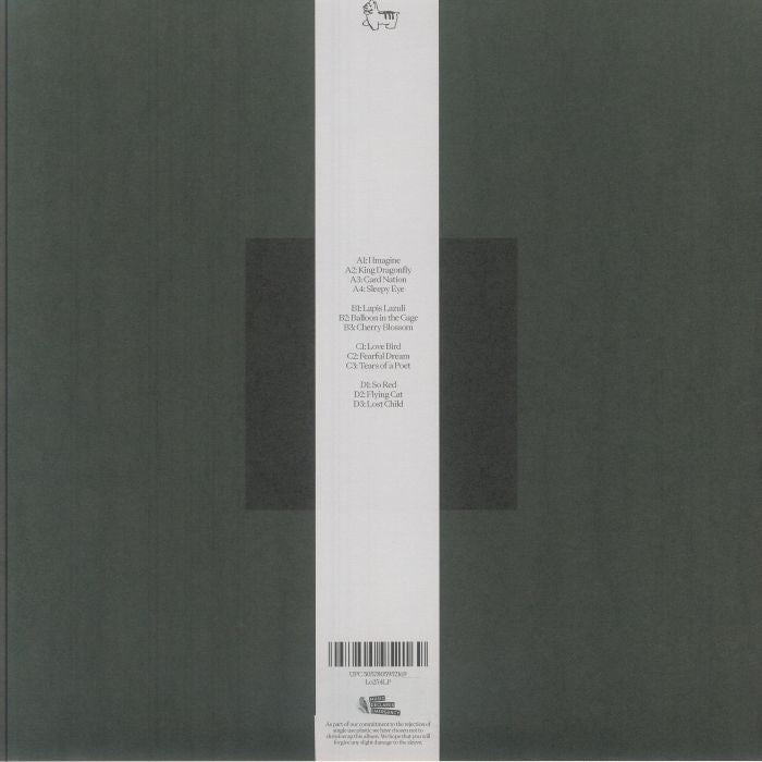 Susumu Yokota – Grinning Cat (2xLP, White, Skintone Edition, Lo Recordings, 2025) Back Cover