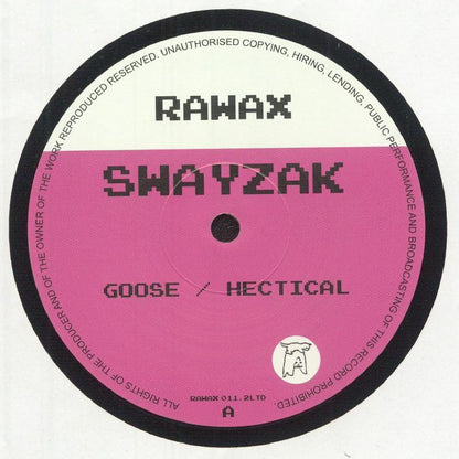 Swayzak – Goose / Hectical (12", Rawax, 2025) front cover