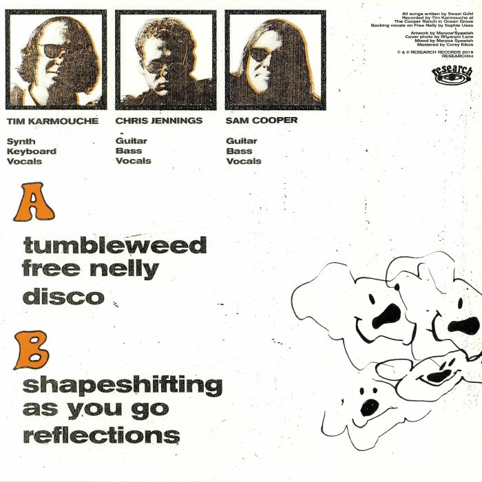 Swazi Gold – Jehovah's Whispers (LP, Research Records, 2019) Back Cover