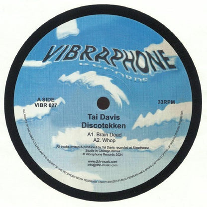 Tai Davis – Discotekken (12", Vibraphone Records, 2024) Front Cover