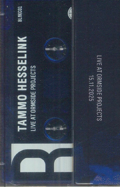 Tammo Hesselink – Live At Ormside Projects (Cassette, Blank Mind, 2026) Back Cover