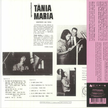 Tania Maria – Apresentamos (LP, Jazzybelle Records, 2025) Back Cover