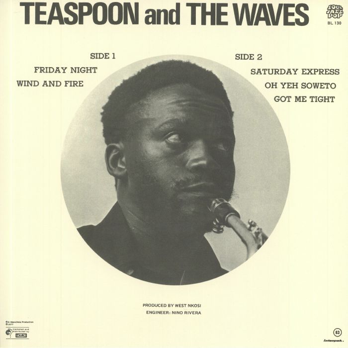 Teaspoon & The Waves – Teaspoon & The Waves (LP, Mr Bongo, 2021) Back Cover
