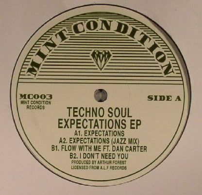 Techno Soul – Expectations (12", Mint Condition, 2017) Front Cover