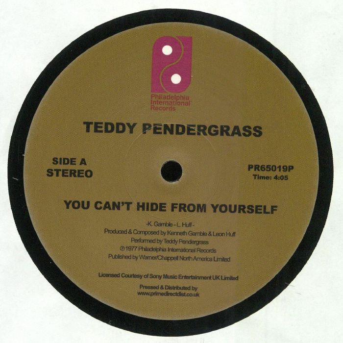 Teddy Pendergrass – You Can't Hide From Yourself (12", Philadelphia International Records, 2025) front cover