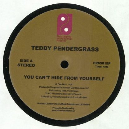 Teddy Pendergrass – You Can't Hide From Yourself (12", Philadelphia International Records, 2025) front cover