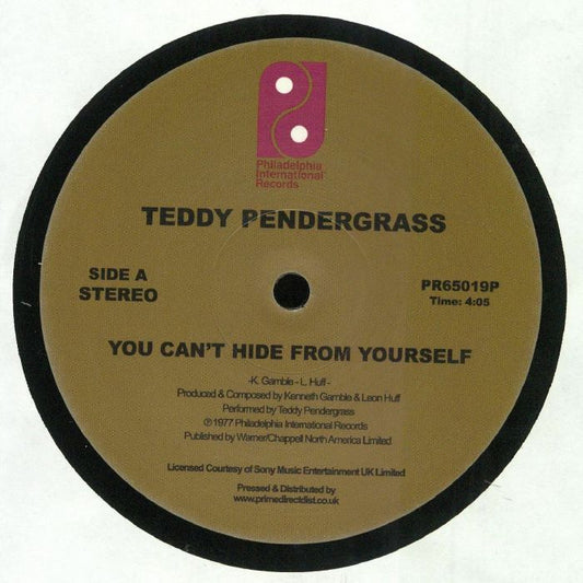 Teddy Pendergrass – You Can't Hide From Yourself (12", Philadelphia International Records, 2025) front cover