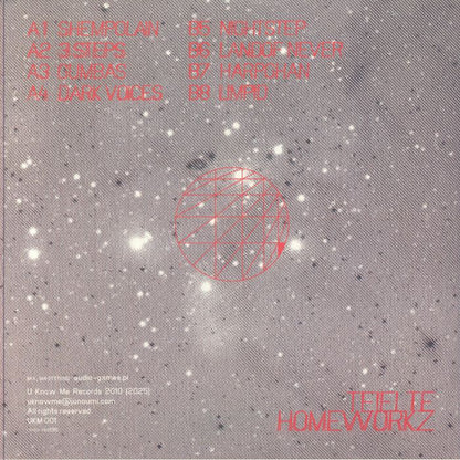 Teielte – Homeworkz (LP, U Know Me Records, 2025) Back Cover