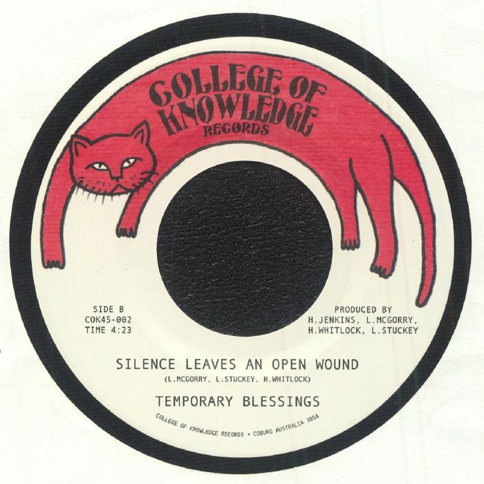 Temporary Blessings – Fata Morgana (7", College Knowledge Records, 2025) Back Cover