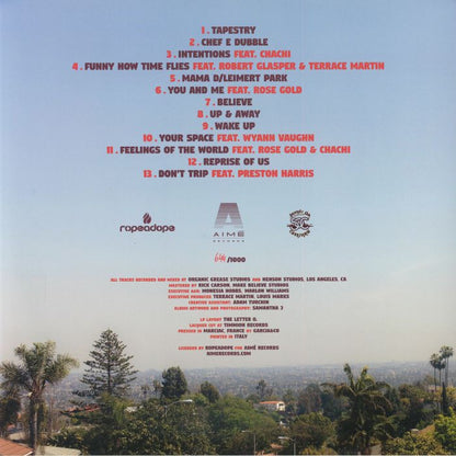 Terrace Martin Presents The Pollyseeds – Sounds Of Crenshaw Vol. 1 (2xLP, 180 gr, Aimé Records, 2026) Back Cover
