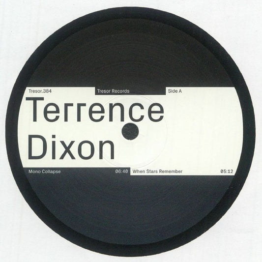 Terrence Dixon – When Stars Remember (12", Tresor, 2026) Front Cover