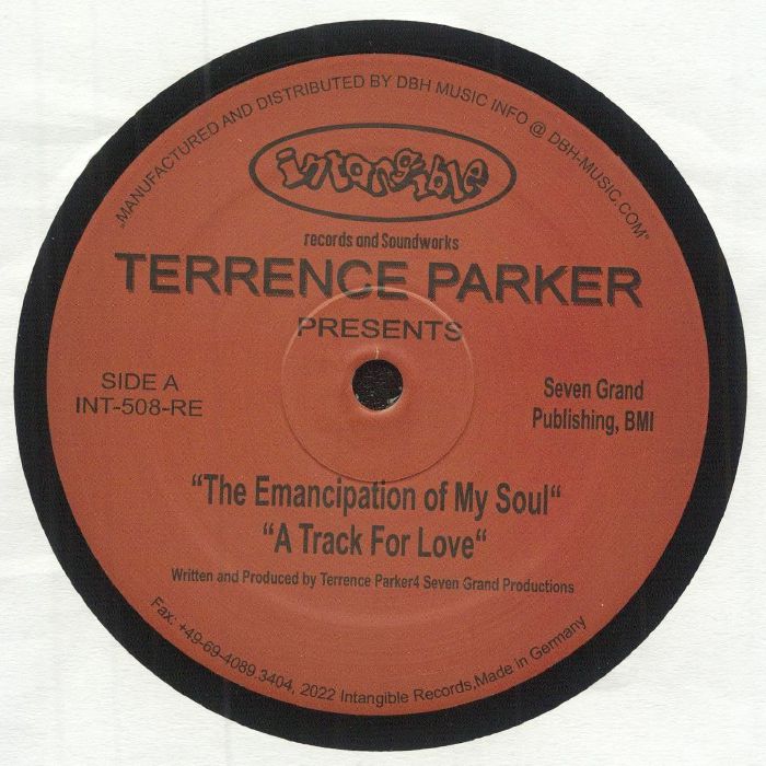 Terrence Parker - The Emancipation Of My Soul (12") (2026) Front Cover