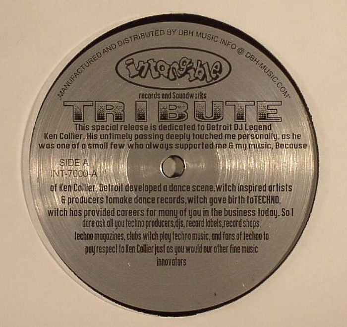 Terrence Parker – Tribute (12", Intangible Records & Soundworks, 2014) Front Cover