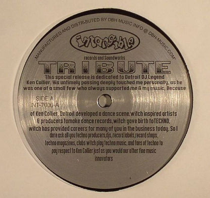 Terrence Parker – Tribute (12", Intangible Records & Soundworks, 2014) Front Cover