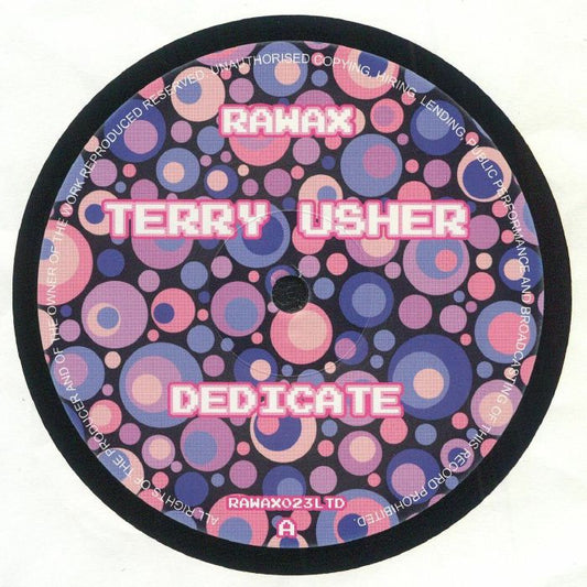 Terry Usher – Dedicate (12", Rawax, 2024) Front Cover